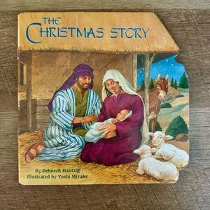 Vintage 90s The Christmas Story Book by Deborah Hautzig Illustrated Yoshi Miyake